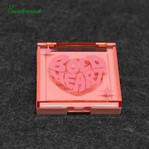 Caja de Muestra de Rubor de 3.3ml del Fabricante con Espejo, Contorno e Iluminador, Bandeja Vacía, Embalaje de Material PET Ecológico PCR - Product Image 5