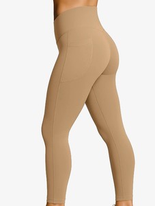 Best Quality High Waist Women Compression <b>Leggings</b> <b>Seamless</b> Stretch Running Yoga Pants Breathable Quick Dry Gym Knitted - Product Image 3