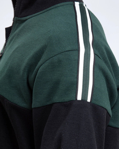 Chándal 100% poliéster, ropa deportiva, chándal de 2 piezas con sudadera con cremallera completa y pantalón, para hombre, fabricado. - Product Image 2