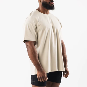 Camiseta de Algodón para Hombre, de Lujo, para Verano, Deportiva, Holgada, Transpirable, para Gimnasio, Uso Diario, Estilo Urbano, con Tela Premium de Alta Calidad - Product Image 5