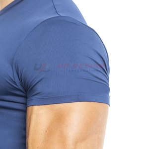 Service OEM - T-shirt de sport surdimensionné pour homme en tissu respirant polyester et élasthanne - Design personnalisable - Meilleur prix - Product Image 6