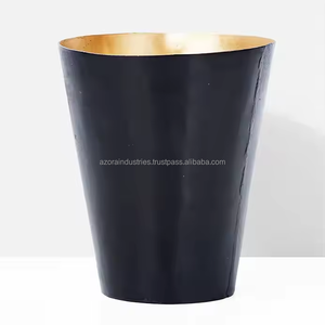 New Modern Casted Aluminum Table Top Gold Plated Handmade Eco-Friendly Flower <b>Vase</b> for Home Living Room Decoration Azora - Product Image 5