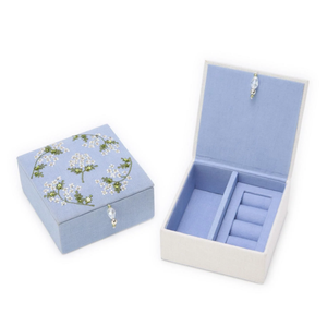 Beaded Fabric Jewelry <b>Storage</b> Box Handmade Decorative Gift Case Premium Craft Bulk Supply Modern Home Decor Customizable Size - Product Image 3