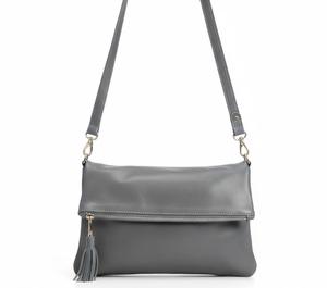 Women Minimalist PU Leather Crossbody Shoulder Bag Fashion Fold Over Flap Messenger Purse - Product Image 5