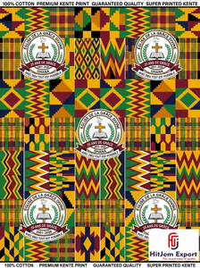 Tissu imprimé wax africain pour l'église, fabricant de textiles Kente sur mesure, fournisseur de tissus pour uniformes de chorale - Product Image 3