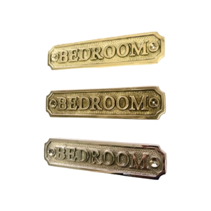 Nuevo Letrero Decorativo para Puerta de Latón Marca Lord, Elegante y Duradero para Todo Tipo de Puertas - Product Image 1