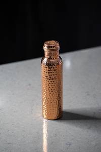 Ayurvedic Modern Copper Water Bottle with <b>Straw</b> for Home & Office Use - Product Image 4