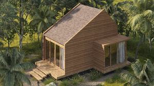 Casa Prefabricada de Bambú Ecológico 100% de Alta Calidad, EXPORTACIÓN DE VIETNAM, IMPUESTO 0%, CENVINEX, Villa Contenedor Moderna y Ecológica Personalizada 40HC para Exportación - Product Image 4