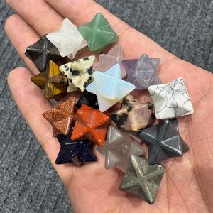 Piedras mezcladas de ágata de la mejor calidad, Merkaba Star, venta al por mayor, Crystal Crafts, Merkaba Star, compra de AAMEENA AGATE - Product Image 3