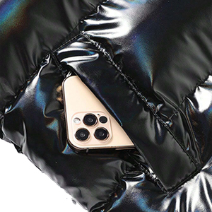 New custom Warm Padded Puffer Vest for Men and Women with Detachable Hood and Personalized Options - Product Image 5