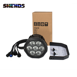 ไฟพาร์ LED SHEHDS IP65 กันน้ำ 7x18W RGBWA UV 6in1 DMX512 สำหรับงานเวทีกลางแจ้ง งานแต่งงาน สวน - Product Image 4