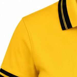 Polo brodé Sigma Gamma Rho jaune pour femme, à col et manches courtes, avec lettres grecques, pour sororité, décontracté, universitaire, sportif - Product Image 4