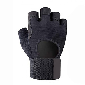 Wholesale Weight Lifting Gym Gloves with Anti-Slip Leather Workout Exercise Training Fitness and Bodybuilding Men Women - Product Image 2