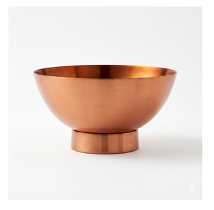 Trending Design <b>Top</b> Trend Dinner <b>Table</b> Brass Pedestal Bowl Handmade Metal Serving Dish <b>Decorative</b> Tableware for Food Display - Product Image 2
