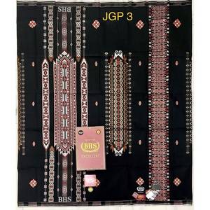 BHS BHS Excellent Gold JGP Jacquard Cotton Elegant Solid Sarong Pareo Lungi Traditional Muslim Wedding & Daily Wear for <b>Men</b> - Product Image 5