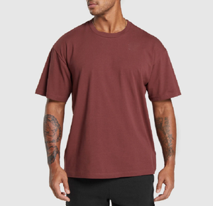 เสื้อยืดคอตตอน 300gsm ทรงโอเวอร์ไซส์ ไหล่ตก ทรงบ็อกซี่ หนานุ่ม ใส่ได้ทั้งชายและหญิง เป็นมิตรกับสิ่งแวดล้อม ลายเรียบ ออกแบบได้ตามต้องการ - Product Image 4