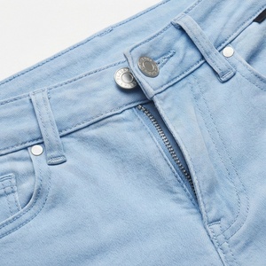 Shorts en jean pour femme, coton, séchage rapide, respirant, couleur personnalisée, taille haute, streetwear, mode été, décontracté - Product Image 4