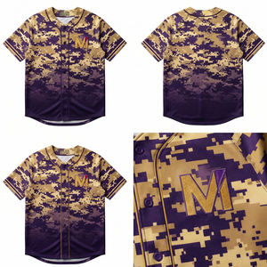Camiseta de Béisbol con Camuflaje Digital Avanzado, Ropa Deportiva Premium, Uniforme de Equipo, Talla Grande, Protección UV, MALUZA INDUSTRIES - Product Image 6