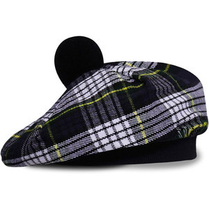 Bonnet écossais traditionnel Tam o' Shanter avec pompon, bonnet en laine, tenue de clan, tartan Gordon, vente en gros sur mesure - Product Image 1