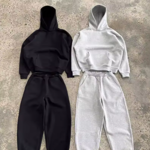 Survêtements pour hommes en polyester et élasthanne, tenue de sport décontractée pour la course à pied, survêtement personnalisé pour hommes, prix de gros, survêtement en polyester pour hommes - Product Image 2