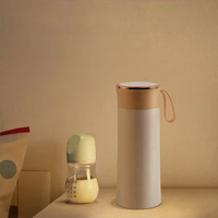 Thermos magnétique à vide personnalisé avec logo, chauffe-biberon portable électrique de 350 ml, pour les entreprises, le bureau ou les voyages
