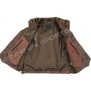 Chaleco de Cuero para Motocicleta, Casual, de Invierno, Transpirable, para Hombre, de Alta Calidad, Personalizado, Holgado, con Cierre de Cremallera, Estilo Urbano - Product Image 4