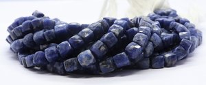AAA Natural Sodalite Faceted Cube Gemstone Beads 6-7 MM Sodalite 3D Box Cube Beads 8 Inch Natural Sodalite Loose Beads Jewelry - Product Image 4