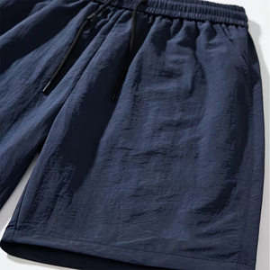 Shorts en nylon pour hommes, couleur bleu marine, taille mi-haute, pour l'été, idéal pour la gym et l'entraînement, service OEM - Product Image 5