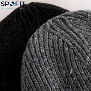 Gorros de lana de alta calidad para hombres y mujeres de alta calidad Servicio OEM Gorros de lana de Jacquard personalizados a la moda - Product Image 5