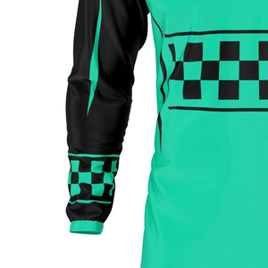 Vente en gros de maillots de motocross personnalisés de haute qualité pour équipes sportives, design personnalisé, respirant, manches longues, impression numérique pour adultes - Product Image 6