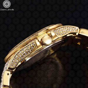 Charm Jewels Luxury Stainless Steel <b>Watch</b> 38mm Round Dial Sapphire Crystal Quartz Movement Women Fashion Design - Product Image 3