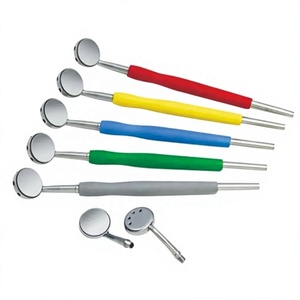 Miroir buccal d'aspiration dentaire de classe III avec poignée - Product Image 1