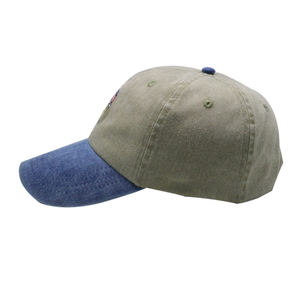 Gorra de Papá con Bordado Personalizado |   Gorra de Béisbol de Algodón Lavado Estilo Vintage |   Gorras Deportivas con Logotipo de Helado de Dos Tonos - Product Image 3