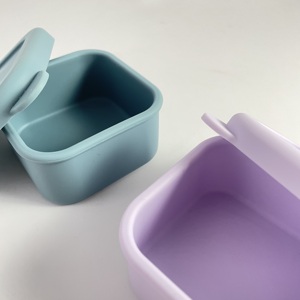 Food Grade 3oz Silicone <b>Storage</b> Containers, Reusable Leak Proof Sauce Cups, Meal Prep,Snack Containers, Microwave DishwasherSafe - Product Image 4