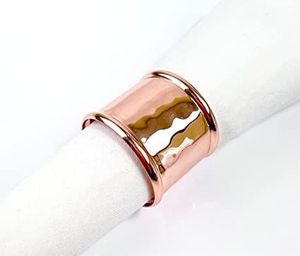 Juego de Anillos para Servilletas de Metal Hechos a Mano, Decorativos para Fiestas y Cenas, Duraderos y Ecológicos, que Muestran la Belleza de la Artesanía - Product Image 2