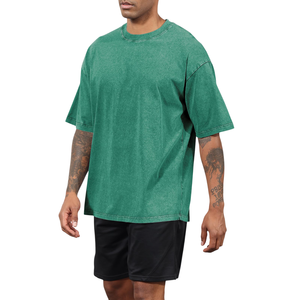 Men Streetwear Fresh Acid Wash T-<b>shirt</b> Men s Premium O Neck Cotton T <b>Shirt</b> Soft Comfortable Everyday High Quality Plain Custom - Product Image 3