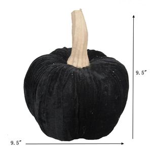 9.5 grande \ "zucca di velluto nero per le vacanze di Halloween forniture Decorative - Product Image 5