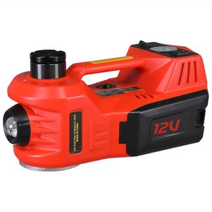 Martinetto Idraulico Elettrico Arancione 12V 5t 15.5 45cm con Chiave a Impulsi Senza Impatto per Auto - Product Image 5