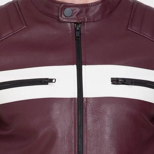 Veste en cuir sur mesure, couleur unie, veste d'hiver pour homme, streetwear, vente chaude, prix raisonnable, veste en cuir pour homme - Product Image 6