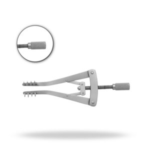 Rétracteur ALM à dents profondes de 5 mm, instrument chirurgical neuro-spinal pour la rétraction tissulaire - Product Image 1