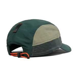 Casquette de sport décontractée unisexe respirante 100% coton verte avec panneau en maille réglable pour l'extérieur toutes saisons adulte - Product Image 6