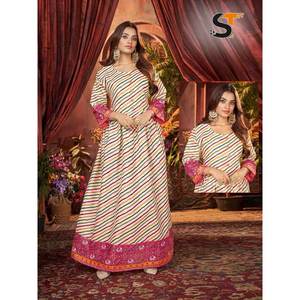 ÚLTIMO VESTIDO ESTAMPADO ALGODÓN ROSA - Product Image 1