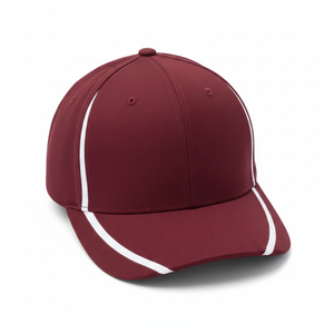 Gorra de Béisbol Marrón de 6 Paneles con Rayas Blancas en Contraste, Ajustable con Cierre a Presión, Unisex, Casual, para Adultos - Product Image 5