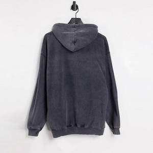 High Quality <b>Vintage</b> Oversized Acid Wash Hoodie Custom Logo Heavyweight Cotton Streetwear Distressed Mineral Wash <b>Sweatshirt</b> - Product Image 2