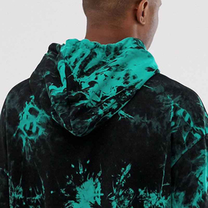 Survêtement homme éco-responsable hiver à capuche tie-dye léger et respirant, personnalisable - Product Image 5