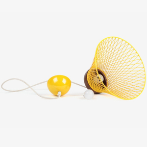 Abat-jour en fil métallique géométrique jaune, décoration intérieure minimaliste, lampe de table pour salon moderne, décoration intérieure - Product Image 1