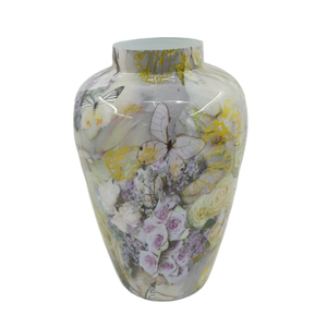<b>Top</b> Selling Newly Design Iron <b>Flower</b> Vase Floral Enamel Finished Modern Style <b>Flower</b> Pot for Home & Hotel <b>Table</b> <b>Top</b> Centerpieces - Product Image 1