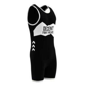 ชุดซิงเกิลเล็ตมวยปล้ำผู้ชายแบบแห้งเร็ว รุ่นโปร สำหรับผู้ใหญ่ ผ้าสแปนเด็กซ์/โพลีเอสเตอร์ 300 กรัม ทรงเข้ารูป ประสิทธิภาพสูงสุด - Product Image 3