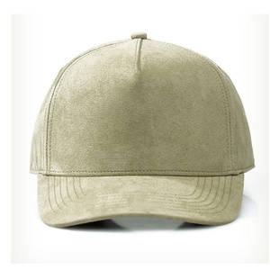 High Crown 5 Pane Hat Personality Suede Custom logo <b>Plain</b> Embroidered Outdoor Baseball <b>Cap</b> - Product Image 3