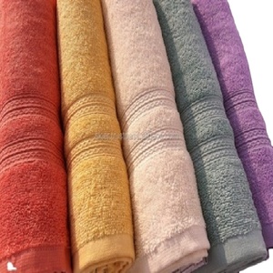 Solid Color Cotton <b>Bath</b> <b>Towel</b> <b>Set</b> Rectangle Woven Home Use Adult Size - Product Image 2